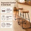 Tabouret de bar en bois massif Seleukos-2041900876