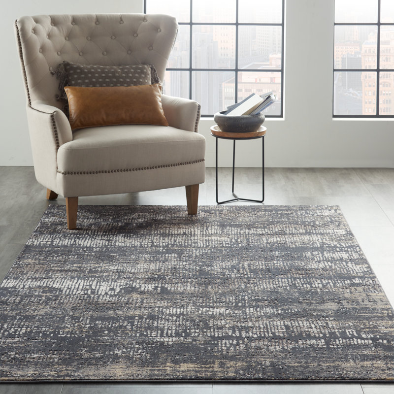 Uptown Abstract Area Rug, Rectangle 4' x 6'
