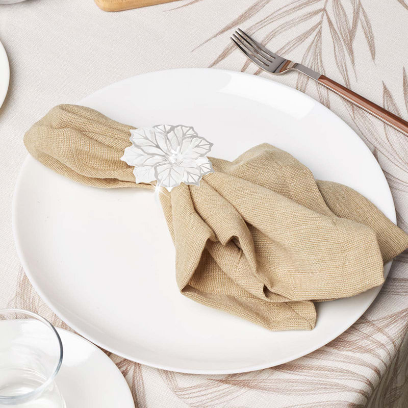 Rond de serviette Hollow Out Flower