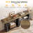 78.74'' Extra-Long Console Table with Multi-Tier Open Storage Shelves