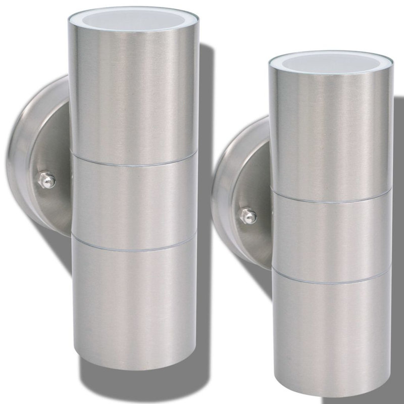 2 - Bulb Integrated LED Outdoor Armed Sconce