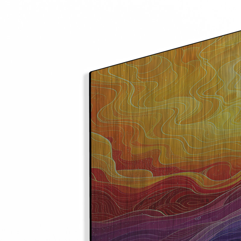 Ivy Bronx «Rainbow Clouds 1» par Momart, art mural en métal, H 36 po x l 24 po