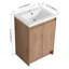 Meuble-lavabo simple 24 po avec plateau en résine