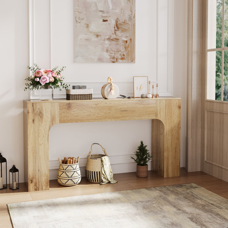 Console Table, Natural