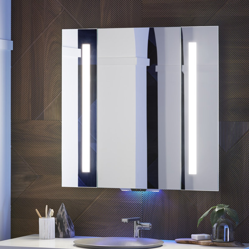 Verdera Voice Lighted Mirror with Amazon Alexa, 33" x 34"