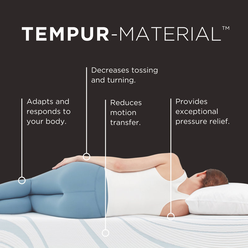 TEMPUR-Adapt® Medium Hybrid 11" Mattress, Extra-long Twin