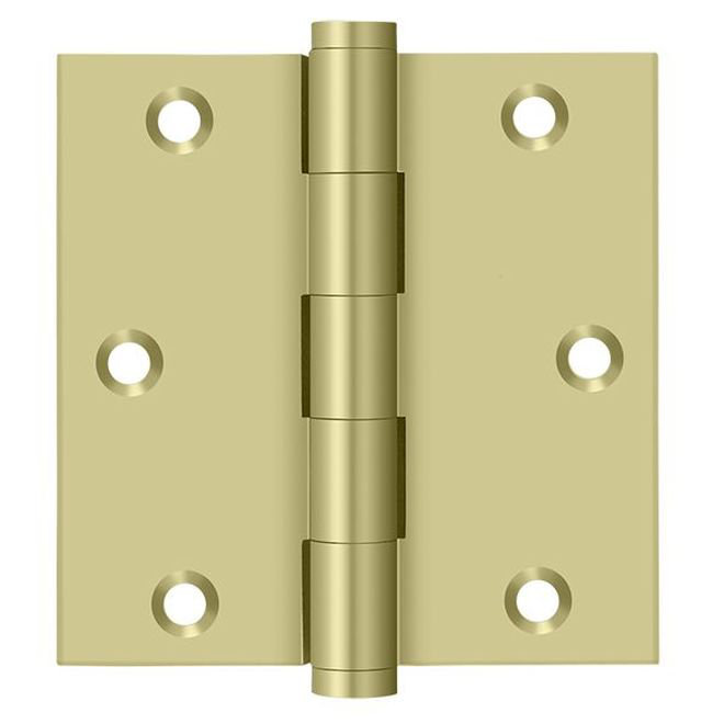 102'' x 102'' Butt Bearing Hinge, Unlacruered Brass