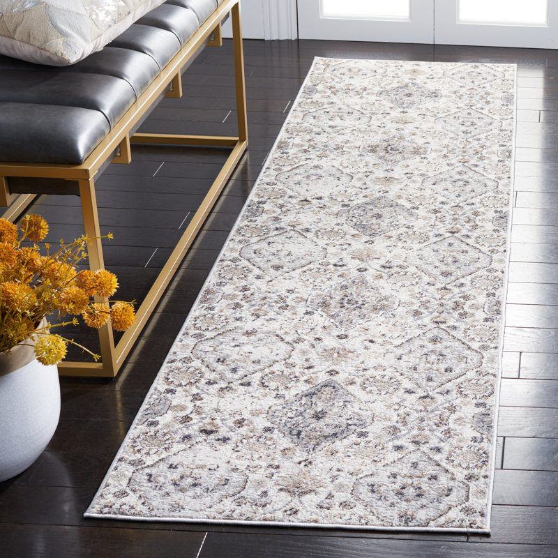 Shivan 100 Performance Floral Rug, Runner 2'2" x 8'