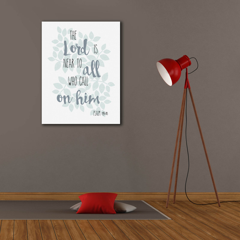  «Psalm 145,18» par Erin Clark, art mural sur toile, 18 po x 26 po, H 34 po x l 26 po x P 1,5 po