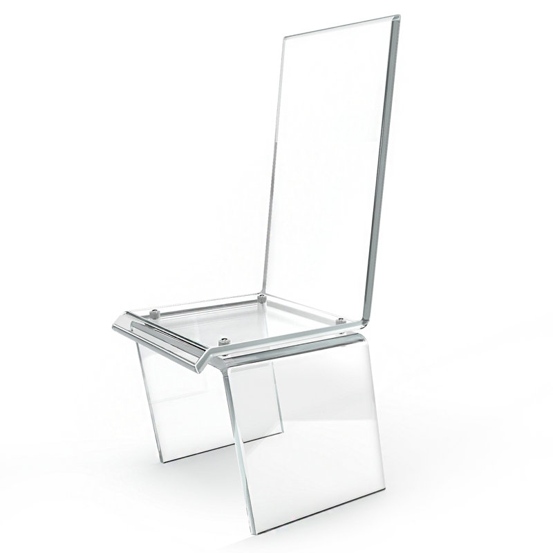 Chaise d'appoint Brashear en transparent