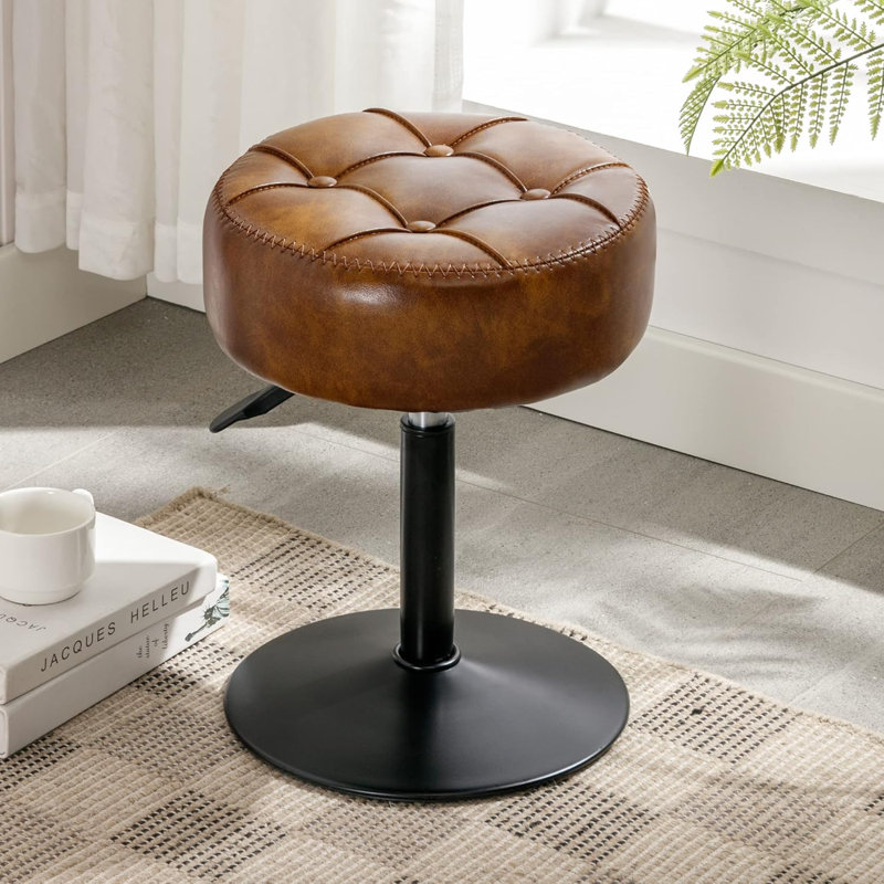 Adjustable dressing table stool