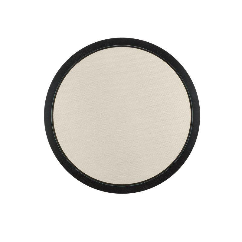 Deanna Raffia Entry Table, 30" H x 38" W x 38" D