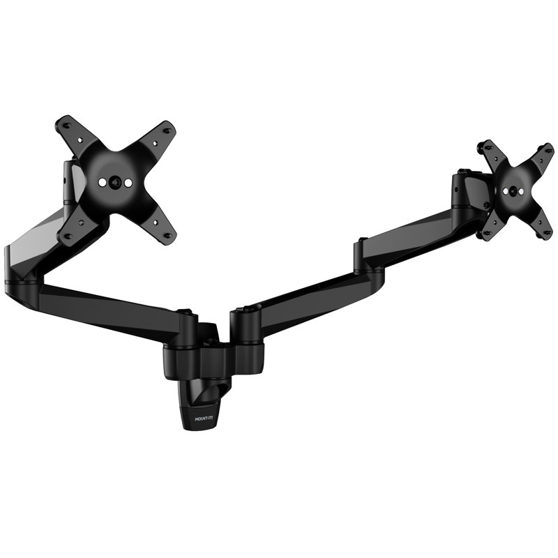 Montez-le! Support mural double mouvement complet pour écrans de 34 po ou moins, noir