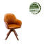 Fauteuil pivotant rembourré Oran-61798432