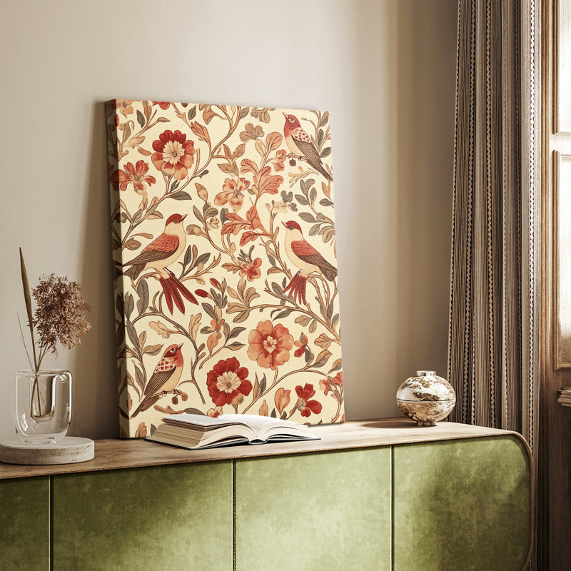 WM MORRIS Series CXXII  -Premium Gallery Wrapped Canvas -Ready to Hang, H 48 po x l 32 po