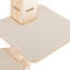 Structure d'escalade à hauteur réglable pour chat. Multi-niveaux. Fabriqué avec une planche multicouche en pin. Tapis en flanelle sur des tablettes pour le confort. La conception verticale permet d'économiser de l'espace au sol. Pas de perçage