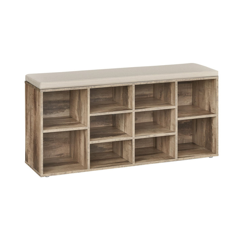 8 Pair Shoe Storage Bench