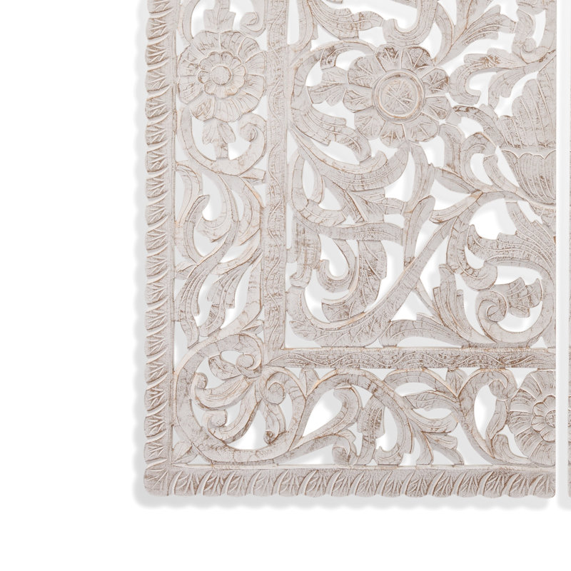 Handmade Floral Cutout Arched Wall Decor Set
