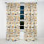 Mcm Scandinavian Harmony I - Rideau Mid-Century - Rideau géométrique occultant - 1 panneau-107539665
