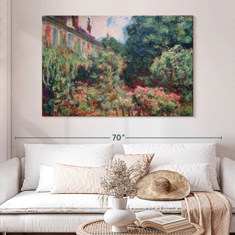 Senne, la maison de l'artiste à Giverny, H 34 po x l 51 po