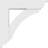 Standard Thorton Architectural Grade PVC Bracket with Traditional Ends-33859588