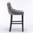 Velvet Upholstered Bar Stool Chair Set of 2-1330648764