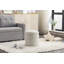 Repose-pieds rond en velours doux-1624849358