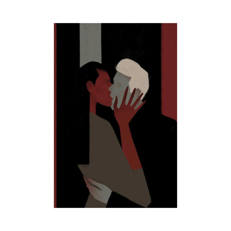 Lovers by Valeriya Simantovskaya - No Frame Gallery-Wrapped Canvas Giclée on Canvas, 101.6cm H x 66.04cm W, Wrapped Canvas