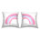 Ensemble de 2 coussins d'extérieur Believe & Dream
