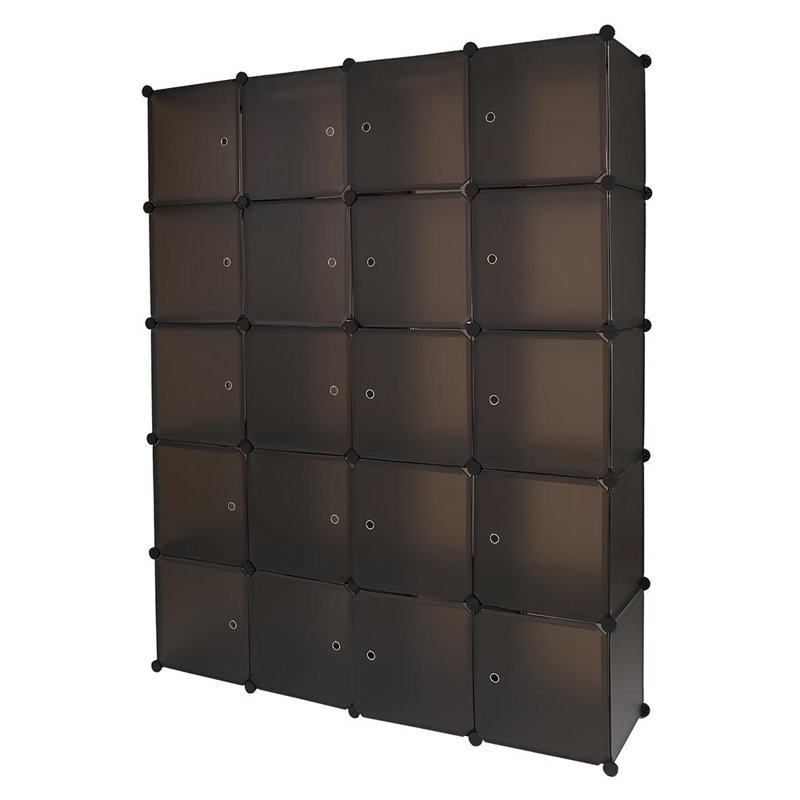 Ensembles de rangement pour système de placard l 14,5 po Tenterden, Marron