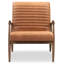 Fauteuil en cuir italien pleine fleur Rowan-1185733604