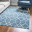 Tapis bleu / ivoire Jolette-773608294