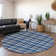 Premium Machine Washable Cerrito AMF563 Navy Rug