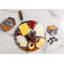 Ensemble de planches à fromage rondes en marbre noir et bois 12 po avec 2 pièces LuxeDesigns