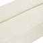 Lit simple escamotable avec repose-pieds et matelas, lit d'invité convertible, blanc
