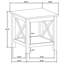 Ensemble de tables basses à plateau relevable blanc 2 pièces