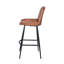 Theressa Upholstered Counter Stool with Metal Frame-179284571
