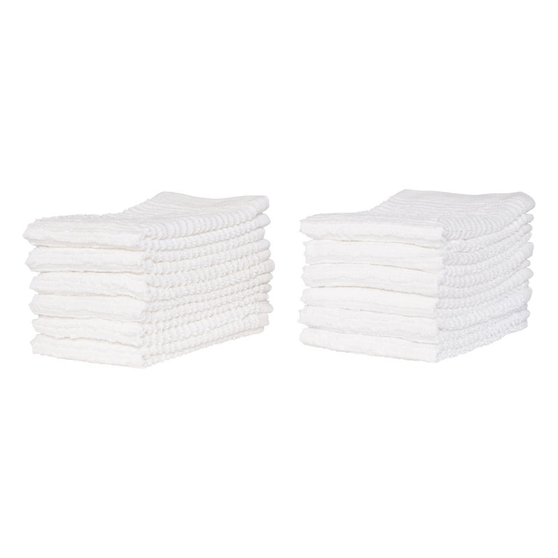 Budd Dish Cloth Kitchen Towel, 6, White