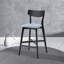 Ensemble de 2 chaises de bar, îlot de cuisine rembourré moderne