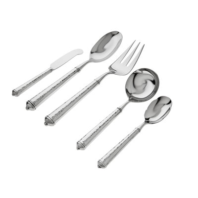 Leopardo 5 - Piece Stainless Steel Hostess Set