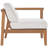 Bayport Teak Solid Wood Outdoor Lounge Chair with Sunbrella® Cushions