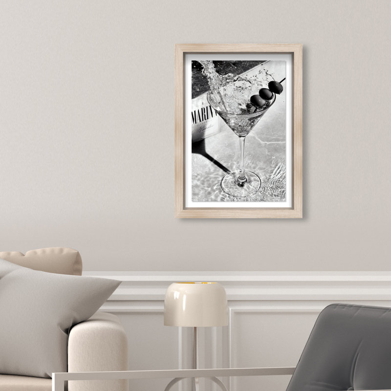 Chill Time II Print by Oliver Gal, 46.5"H x 31.5"W, Natural Oak Shadowbox