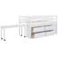 Lit mezzanine simple avec bureau et rangement Space, blanc, design moderne-1069524432-1069524270