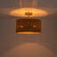 Plafonnier semi-encastré 3 lumières Coastal Boho