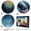 «Blue Majesty Whale In Watercolor - Whale», art mural 5 pièces-882612743