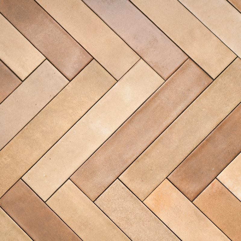 Celine 2.5" x 12" Porcelain Mosaic Wall & Floor Tile, Cotto