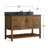 Radstock 48 " W Freestanding Standard 1 Single Vanity Bathroom Vanity With Top-760609019-760609018