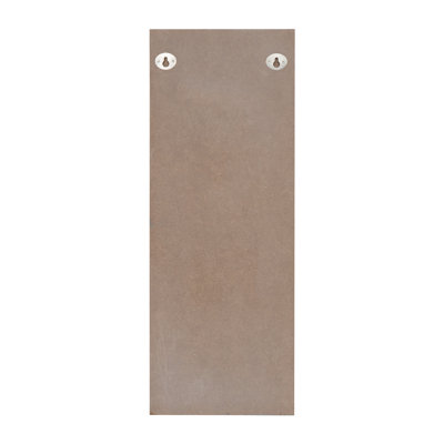 18.75" Metal/Wood/Glass Wall Sconce