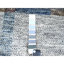 9'x12'1" White Modern Geometric Plaid Design Pure Wool Hand Knotted Rug 40B99B1A20604FA78210BAAEE1BE755B