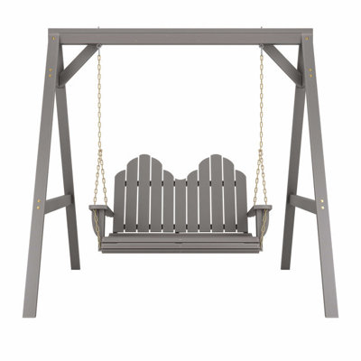  Balançoire Adirondack robuste avec support en A